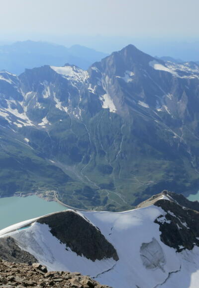 Aufstiegsweg über die Fochezköpfen und dem Kaindlgrat
