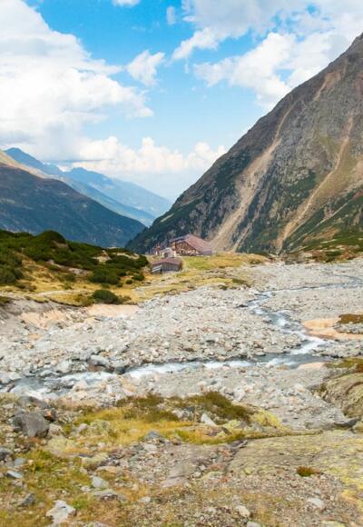 Das Foto wurde etwas oberhalb der Sulzenauhütte aufgenommen.