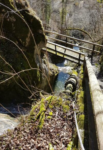 Wildromantischer Kesselfall