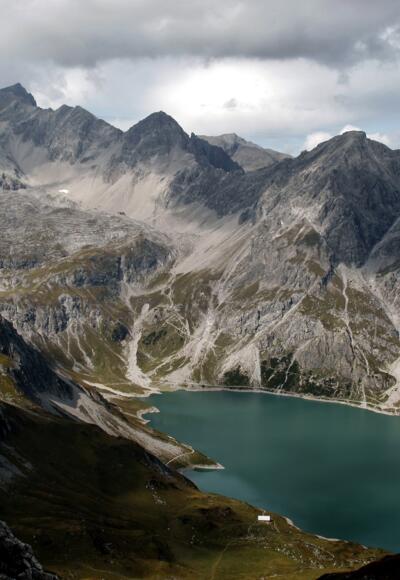 Blick auf den Lünsersee