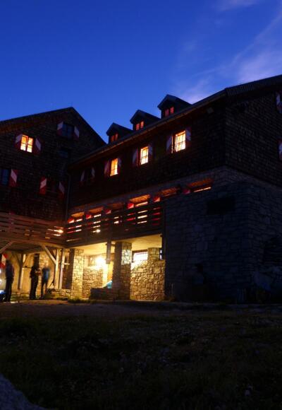 Kürsingerhütte 5h in der früh