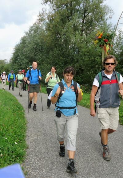 Am Salzachufer nach Bruck