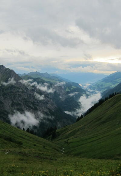 Bei der Biberacher Hütte (19. August 2013)