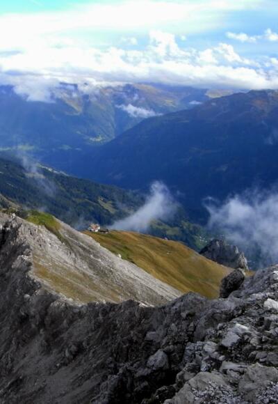 Zwischen Ansbacher Hütte und Kaiserjochhaus (17. Sep. 2010)