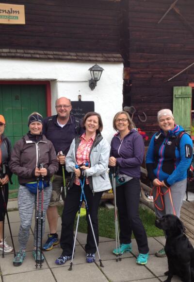 Gemütlicher Einkehrschwung in der Baumgartenalm