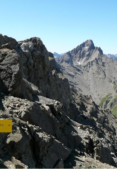Muttekopfscharte mit Schlenkerspitze