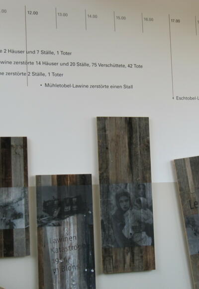 Lawinendokumentation Gemeindezentrum Blons