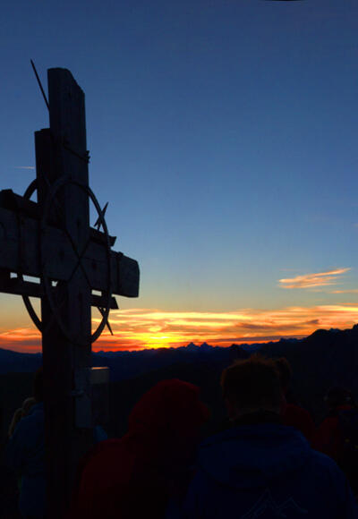 Sonnenaufgang Zafernhorn Faschina