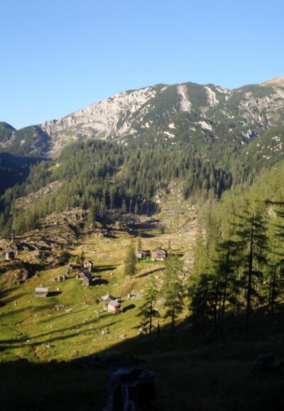 Schwarzenbergalm mit Ischler Hütte