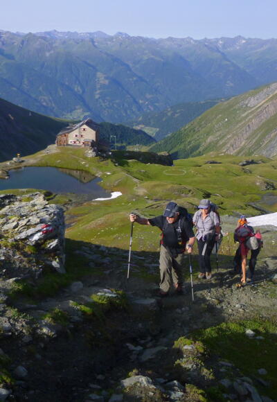 Aufstieg zu den Wellachköpfen