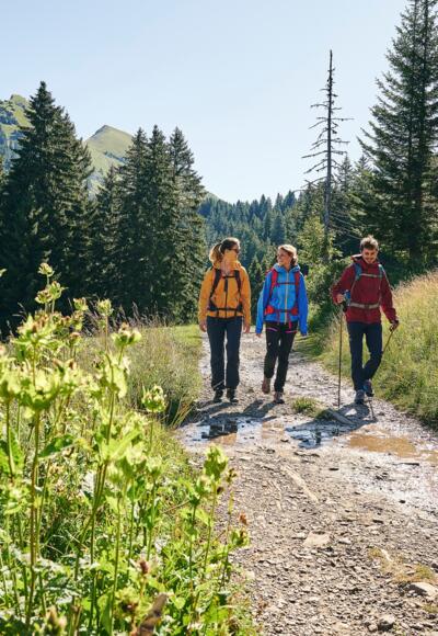 Wandern am Fuße der Kanisfluh