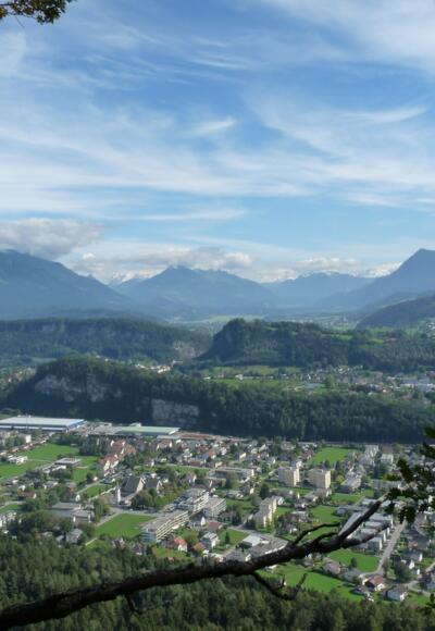 Blick vom Gantenstein über Feldkirch