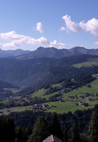 Ausblick vom Bergvorsäß