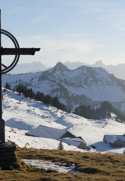 Blick zur Portlaalpe