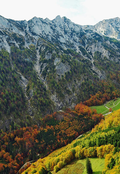Sengsengebirge, Nordabstürze und Blumauer Alm © Nationalpark Kalkalpen_F. Sieghartsleitner