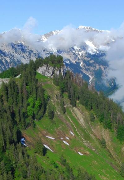 Trämpl mit Sengsengebirge im Hintergrund
