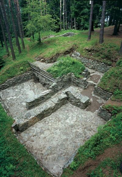 Fundament Rätersiedlung Himmelreich