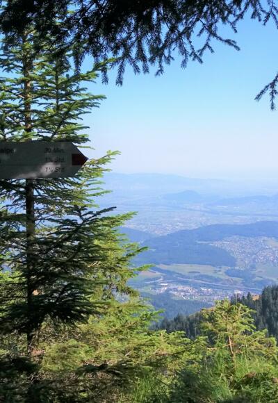 Ww Hinteres Gätterle, 1590 m, Beginn des alpinen Steigs.