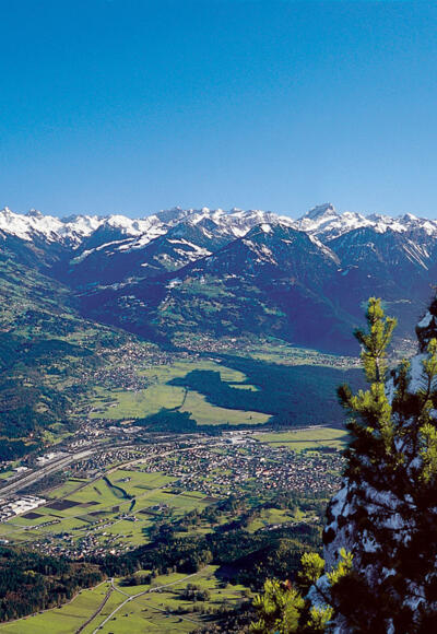 Gurtisspitze, unten Walgau/Nenzing