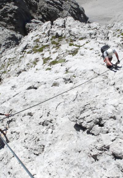 Im Laserzklettersteig