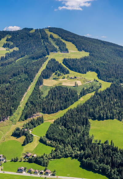 Blick auf den monte popolo