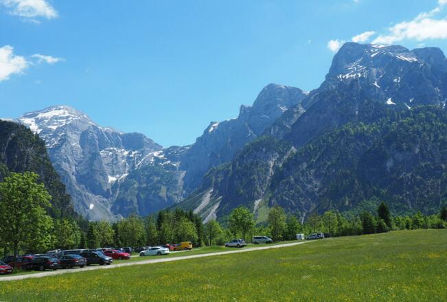 Parklplatz am Almsee