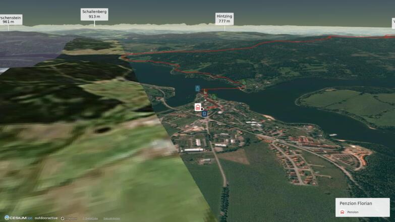 Pilgerweg im Böhmerwald: Böhm.-Bayrischer JW: Frymburk - Schlägl