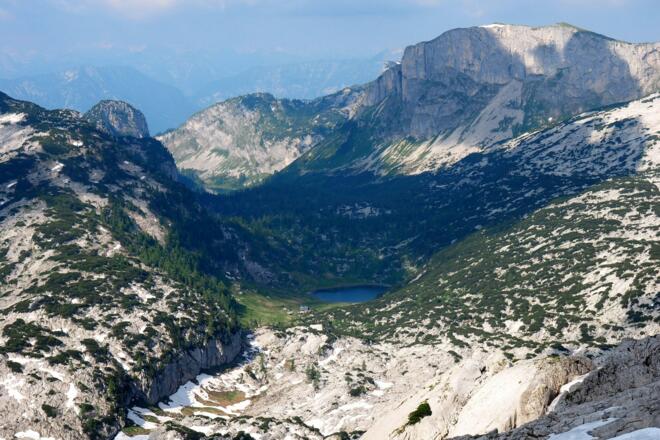 Elmsee mit Pühringerhütte