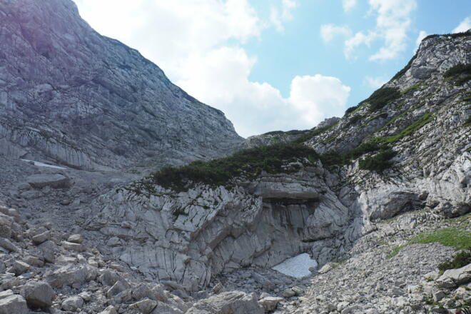 Rückblick zum Röllsattel