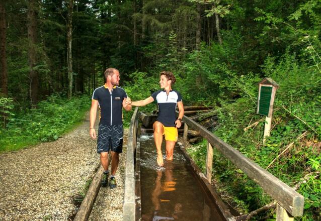 Kneippen ist gesund und erfrischt