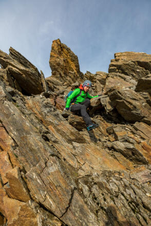 Abstieg vom Annakogel.