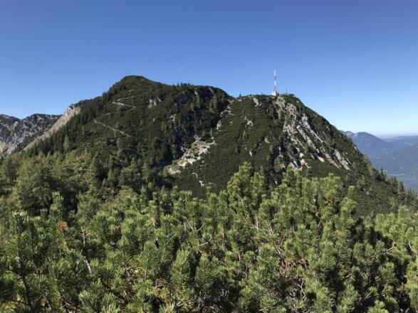 Blick vom Feldkögerl auf den Gipfel Katrin