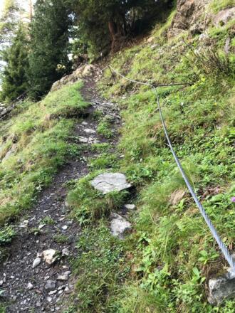 Seilversicherung ohne techn. Schwierigkeit