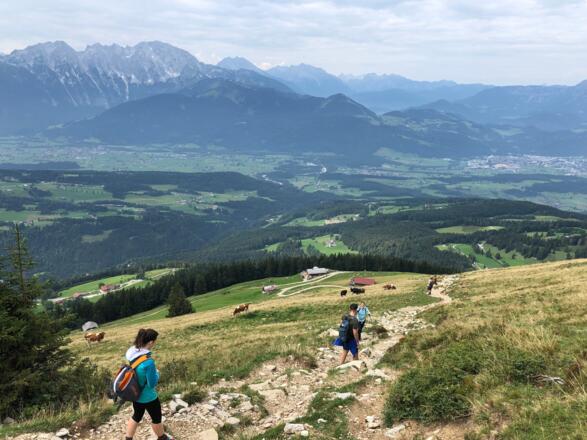Blick auf die umliegende Bergwelt 
