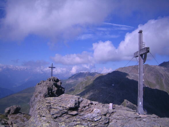 Der Doppelgipfel der Naviser Sonnenspitze