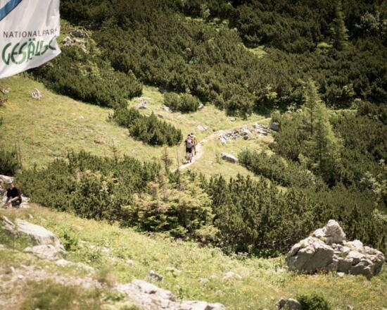 Letzte Wegmeter vor der Heßhütte