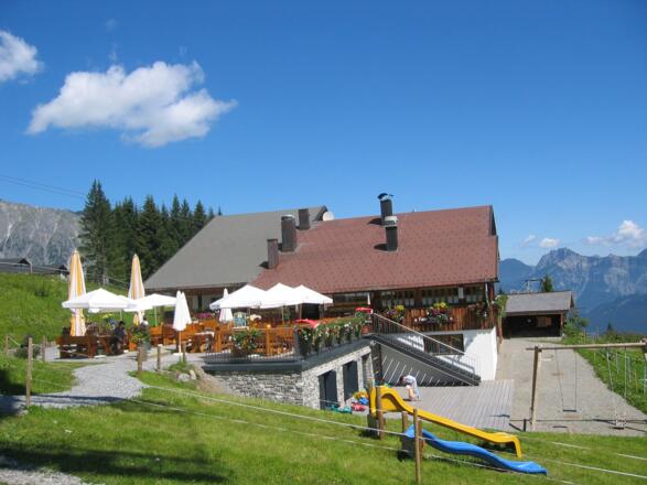 Am Ende der Wanderung befindet sich das Haus Matschwitz