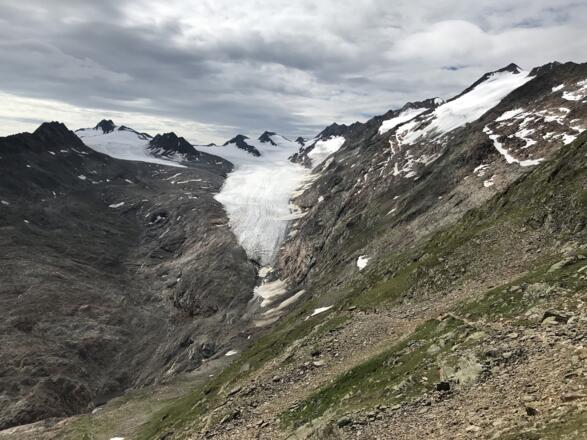 Aussicht kurz unterhalb des Ramolhaus
