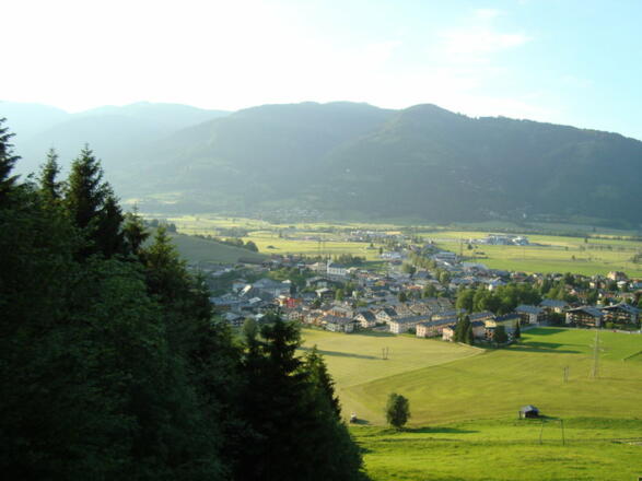 vom Lechnerberg Blick auf Kaprun
