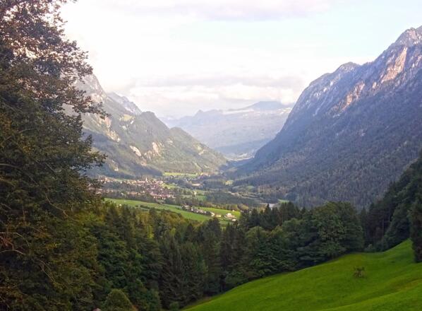 Blick hinein ins Klostertal