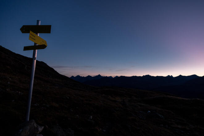 Das erste Licht am Horizont