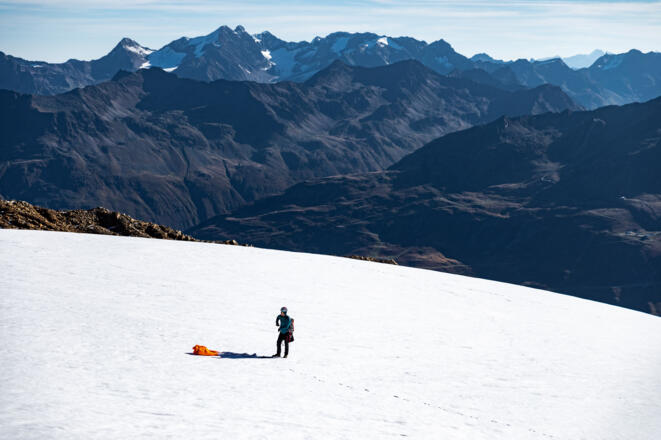 Gleitschirm Startplatz am Zirmkogel
