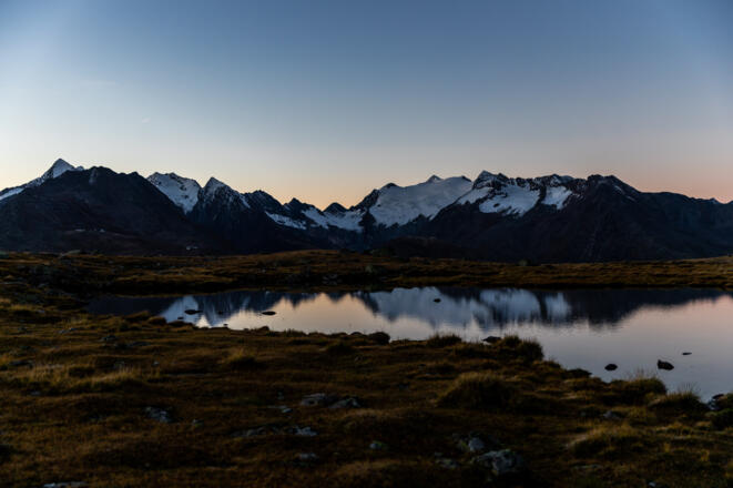 Seenplatte mit Liebenerspitze im Hintergrund
