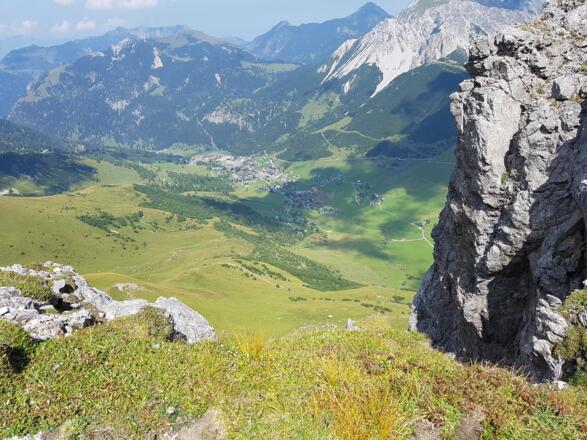 Tiefblick nach Malbun