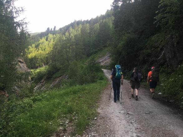 Weg zur Sticklerhütte 