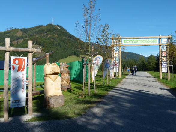 Eingang zum Abenteuerberg Wurbauerkogel