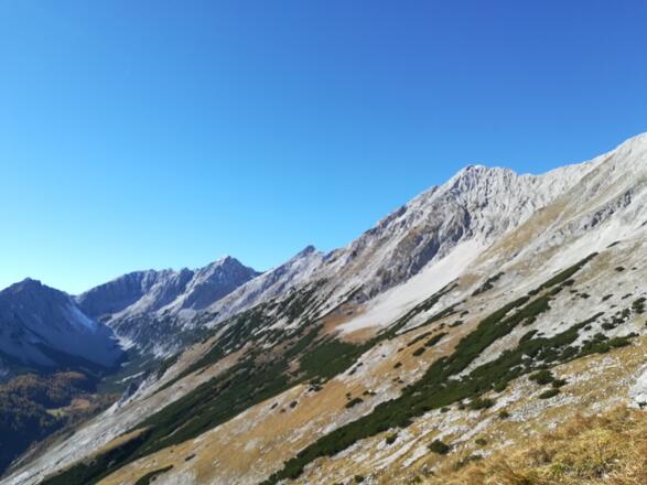 Richtung Lafatscherjoch