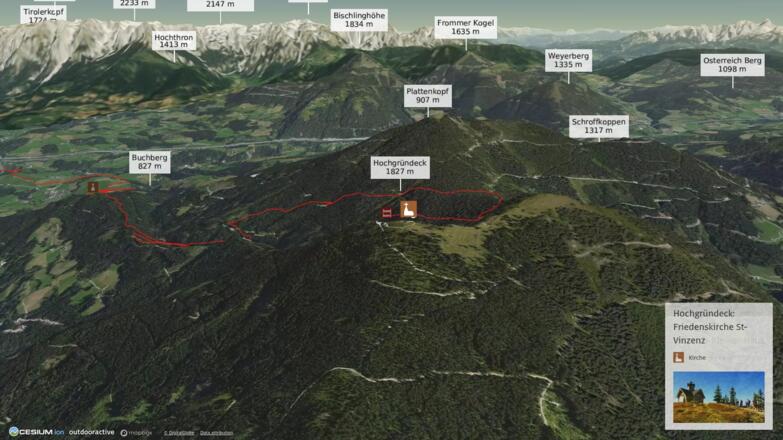 Pilgerweg in Bischofshofen: St. Rupert-Weg: Hochgründeck - Bischofshofen