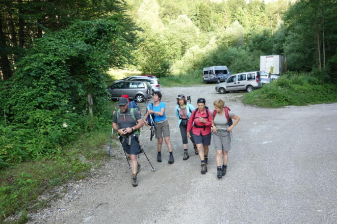 Parkplatz beim Schießplatz Ramsau/Molln