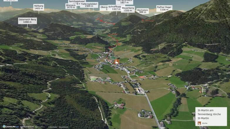 Pilgerweg im Tennengau: St. Rupert-Weg: St. Martin am Tennengebirge - Hochgründeck